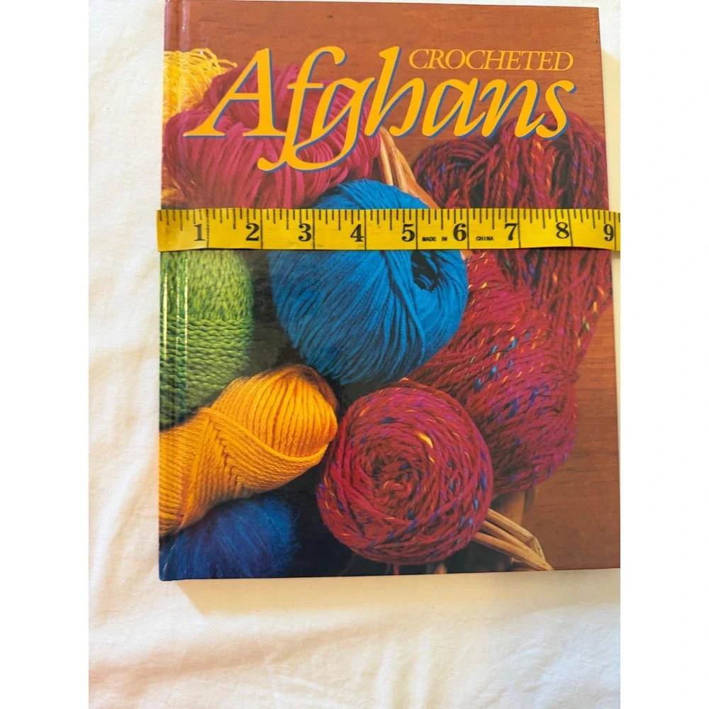 Vintage Crocheted Afghans Hardcover Book 1988 Oxmoor House First Printing DIY